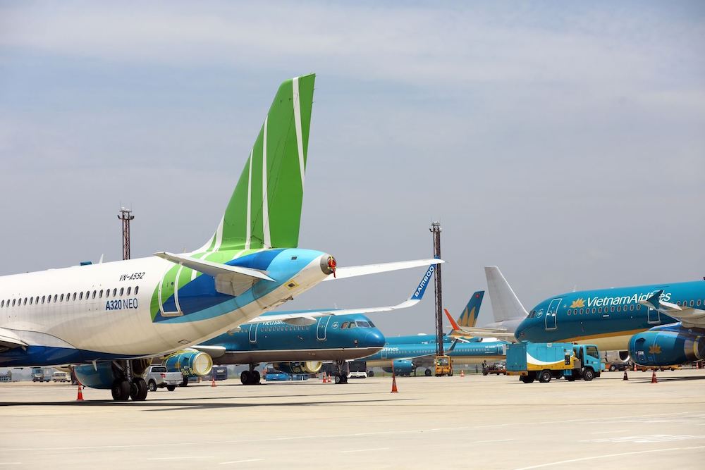 Cảng hàng không Phú Quốc hiện khai thác cả đường bay quốc tế và nội địa