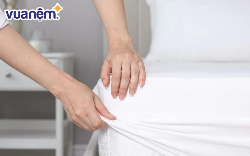 Những ga giường có dây đai co giãn sẽ gia tăng sự cố định