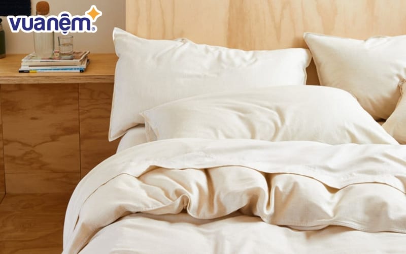 Bộ ga giường điều khiển thông minh từ vải linen dành cho giường điều khiển thông minh