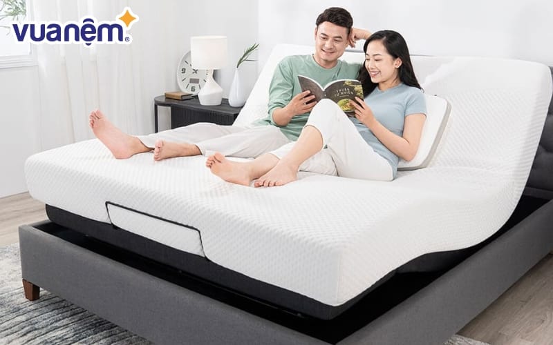 Giường điều khiển thông minh của Vua Nệm giúp bạn ngủ ngon hơn