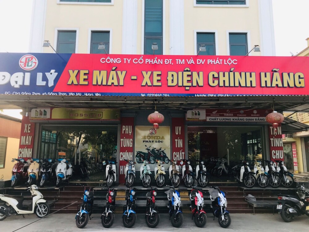 Cửa hàng bán xe điện Phát Lộc Bình Dương