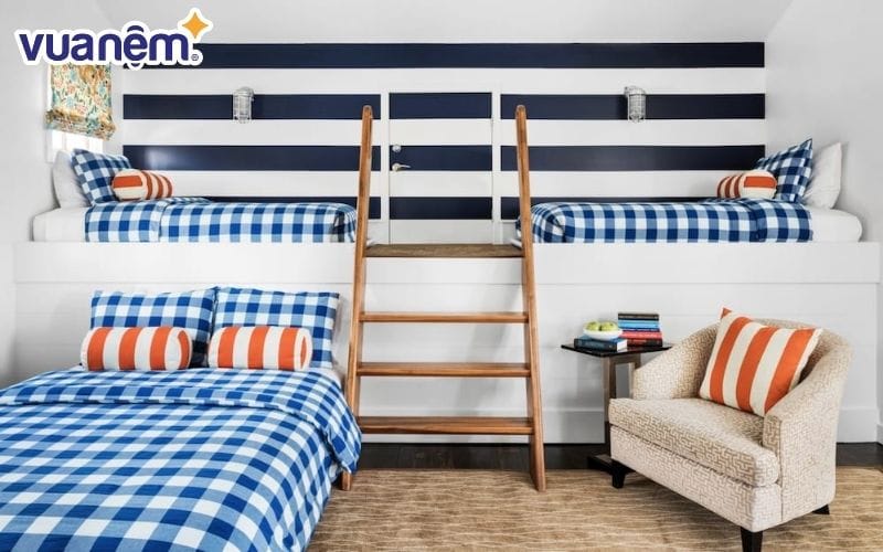 Giường gấp đa năng hai tầng