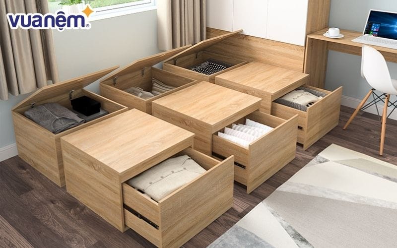 Giường đa năng thông minh kết hợp ngăn kéo