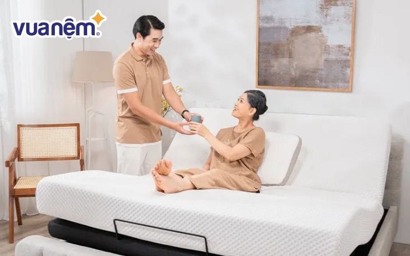 Giường nâng đầu được sử dụng nhiều bởi có lợi ích tích cực cho sức khỏe