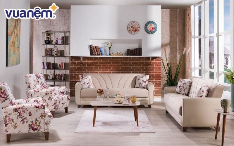 Sofa giường ngủ nhập khẩu hiện đại Step’s Lux
