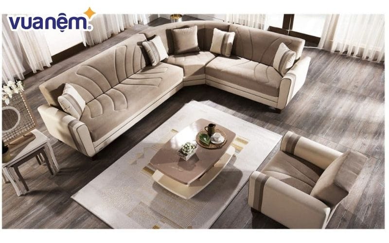 Sofa giường thông minh nhập khẩu Thổ Nhĩ Kỳ STEP Trắng