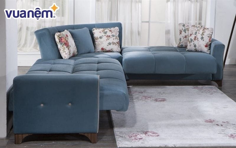 Giường nhập khẩu Thổ Nhĩ Kỳ TINA V KOSE TAKIMI XANH