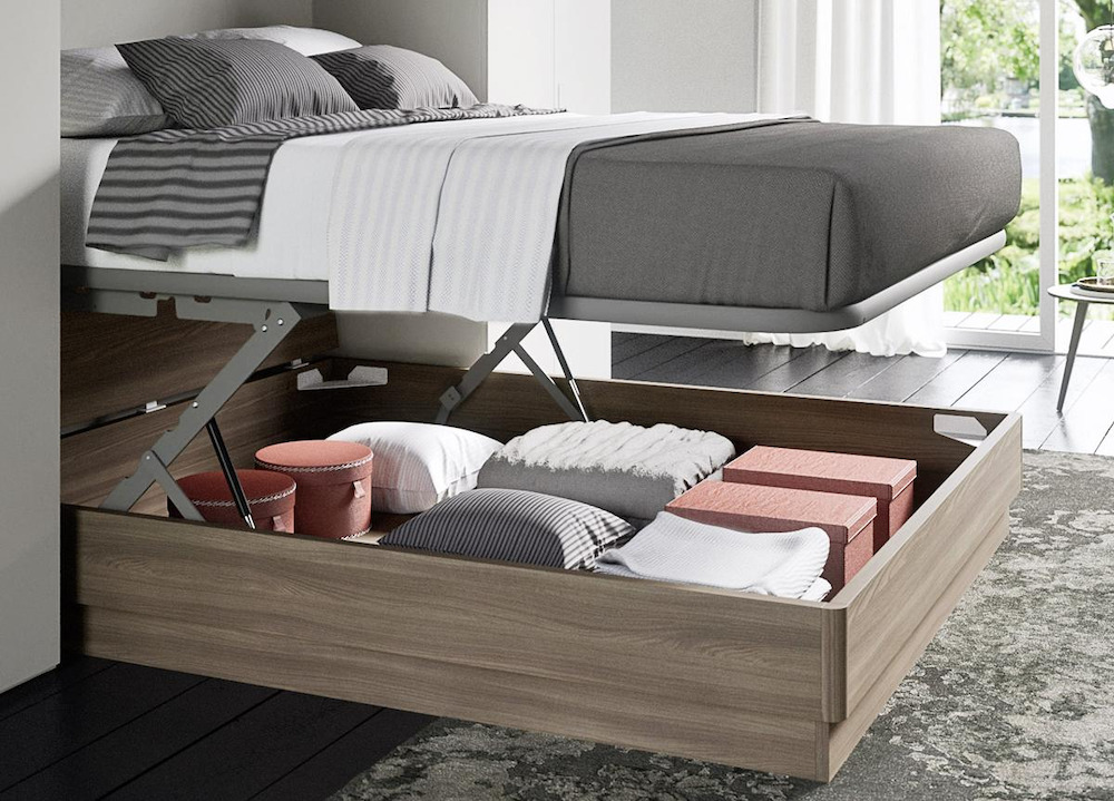 mẫu giường thông minh có ngăn chứa đồ