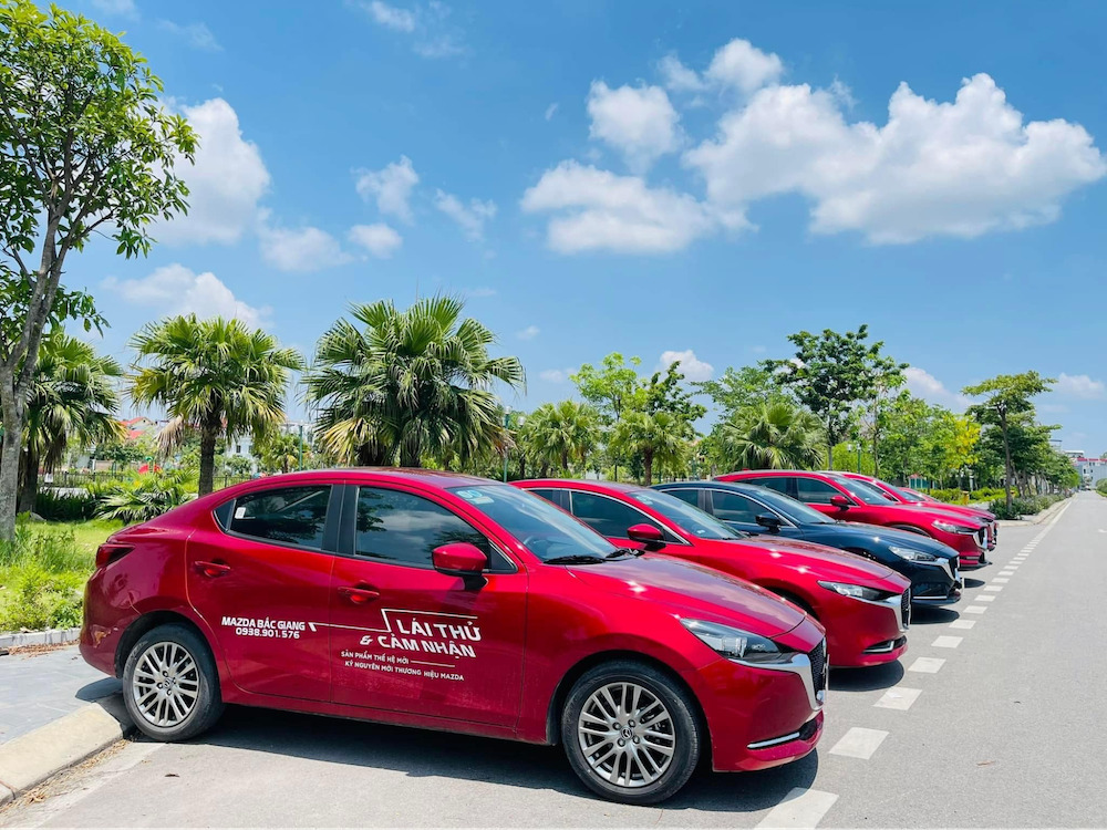 Hệ thống xe lái thử của Mazda Bắc Giang