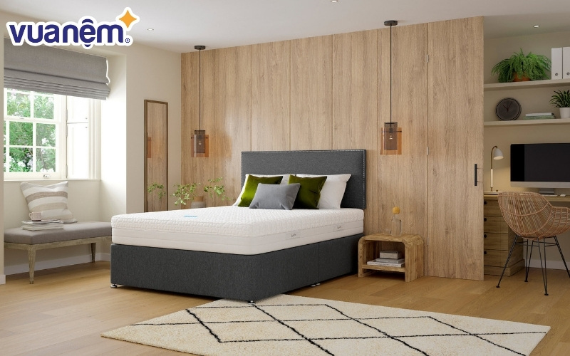Nệm cao su 90cm có khả năng điều hoà thân nhiệt tốt