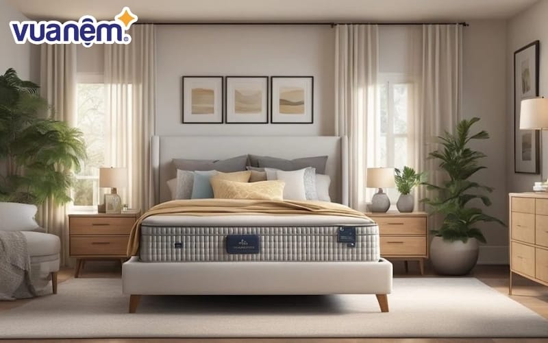 Khi chọn nệm lò xo KingKoil nên chú ý chọn nệm có độ dày phù hợp với giường ngủ