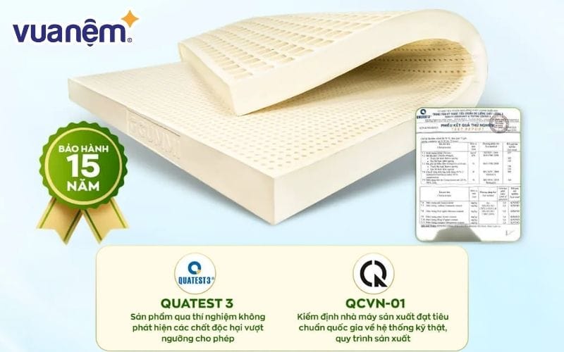 Nệm cao su thiên nhiên Gummi Classic