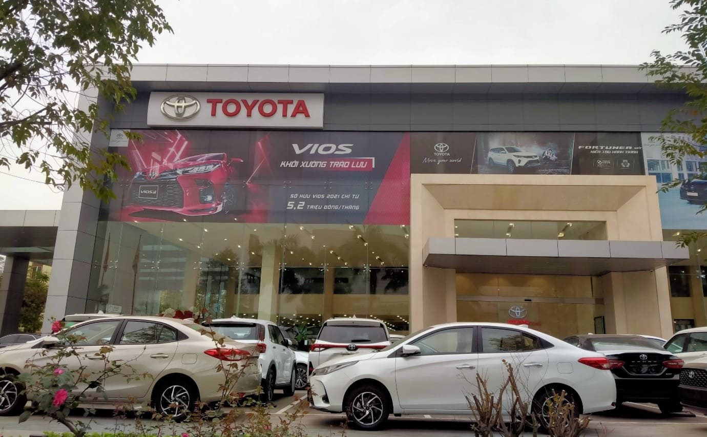 những showroom ô tô bắc ninh