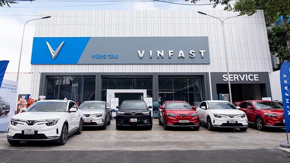 Showroom ô tô Bà Rịa - Vũng Tàu Vinfast