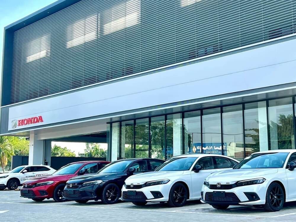 Showroom Honda Võ Nguyên Giáp có thiết kế hiện đại tiện nghi