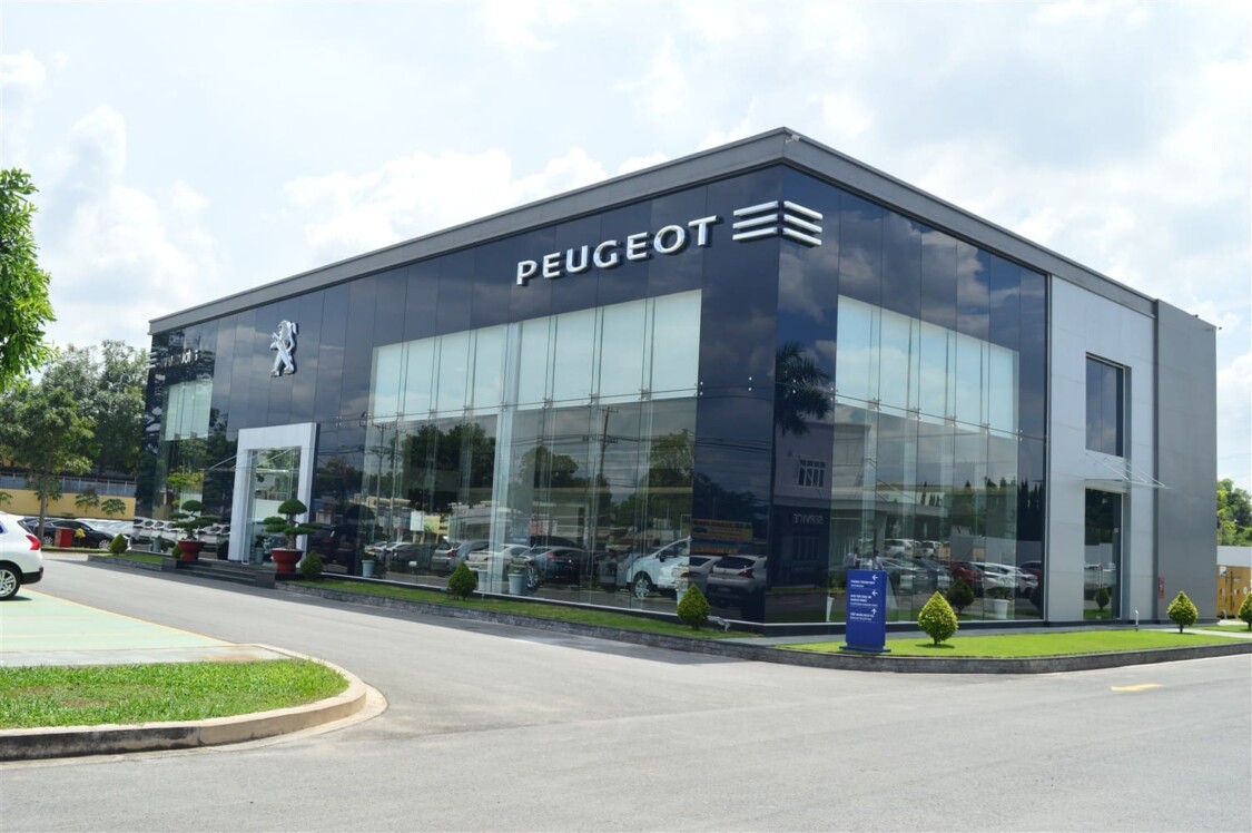 showroom ô tô Peugeot An Giang