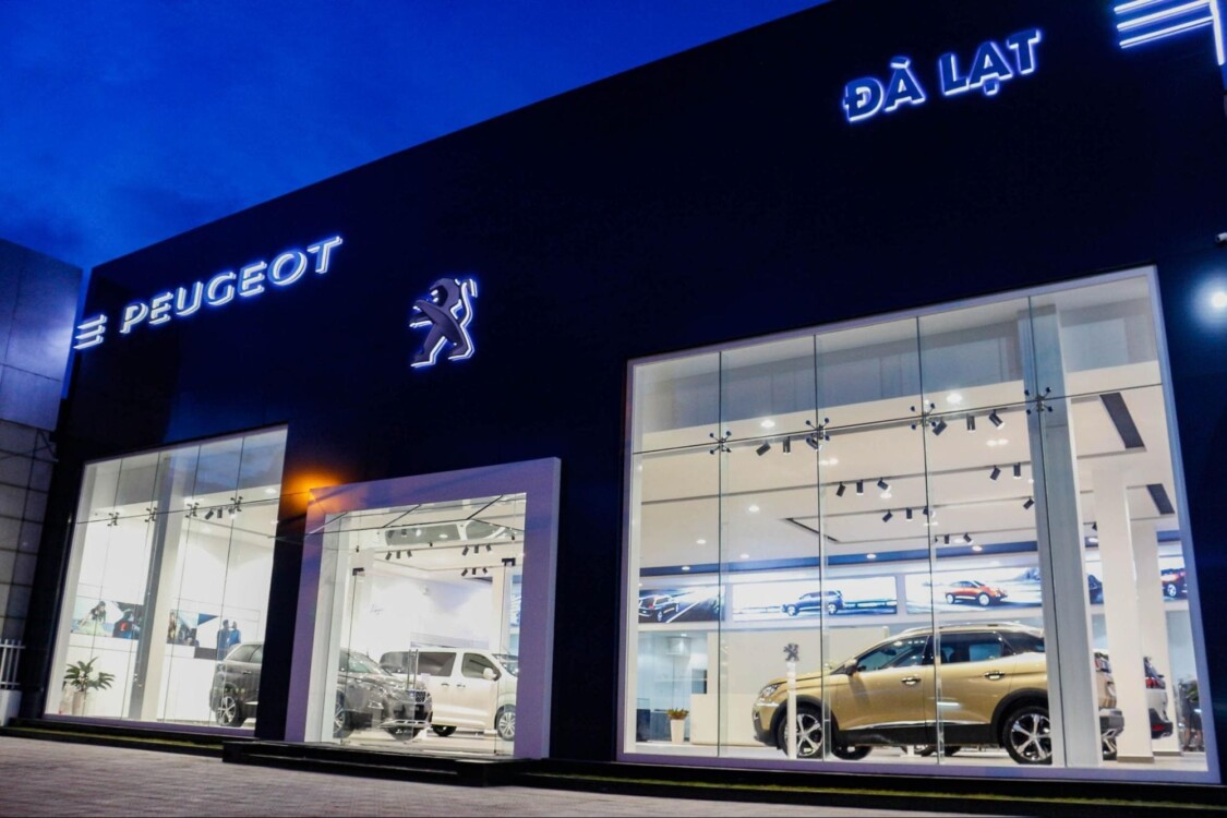 showroom ô tô Peugeot Lâm Đồng