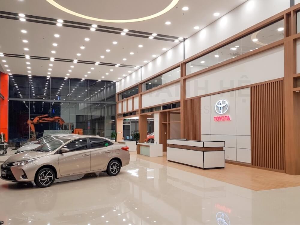 Showroom Toyota Bến Thành sở hữu không gian rộng rãi