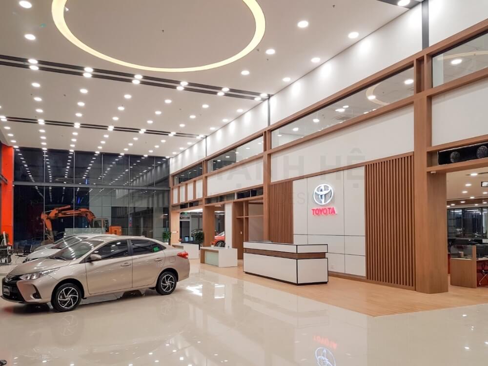 Showroom Toyota Đà Nẵng sở hữu diện tích khá rộng rãi