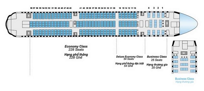 Sơ đồ ghế máy bay Airbus A321NEO