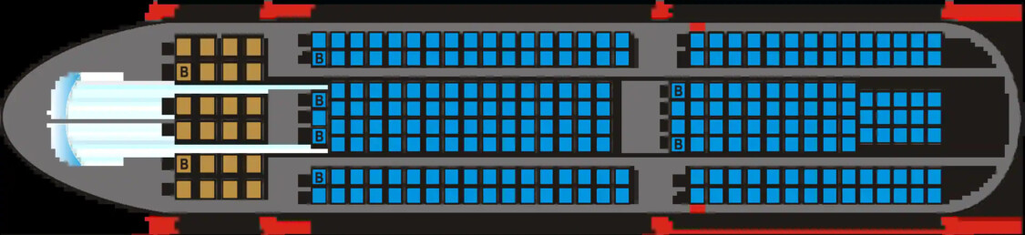 Sơ đồ ghế máy bay Boeing B787 Vietnam Airlines 