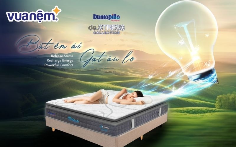 Mua nệm Dunlopillo chính hãng tại Vua Nệm