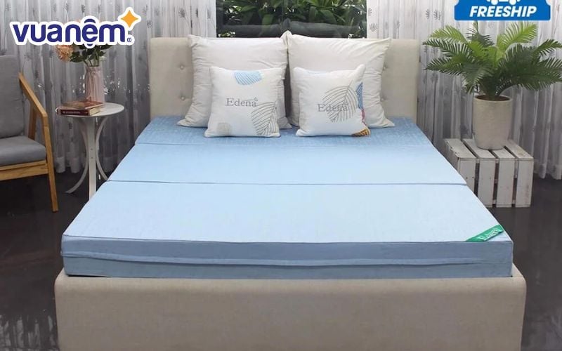 Nệm Edena nổi tiếng với sản phẩm nệm bông ép
