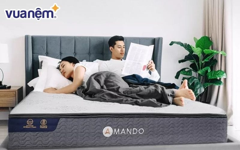 So sánh nệm Kim Cương và nệm Amando - Nên chọn loại nào?