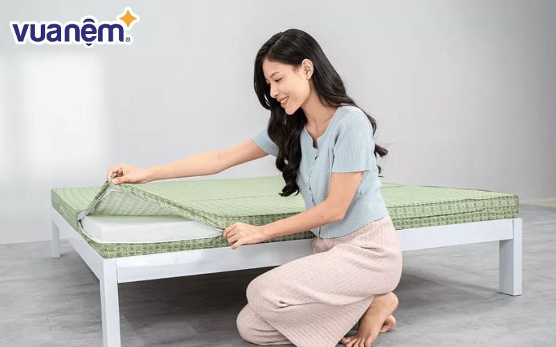 Nệm bông ép Goodnight lại là lựa chọn tốt cho người dùng phổ thông nhờ mức giá hợp lý