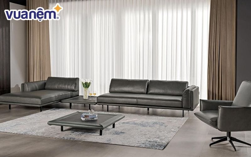 Sofa giường da thật Dorian