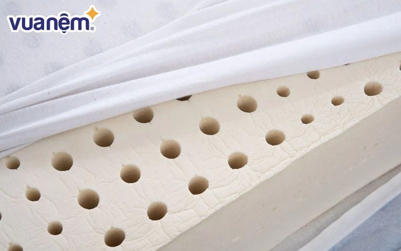 Mật độ cao su được xác định dựa trên mức độ hỗ trợ và thoải mái của nệm cao su