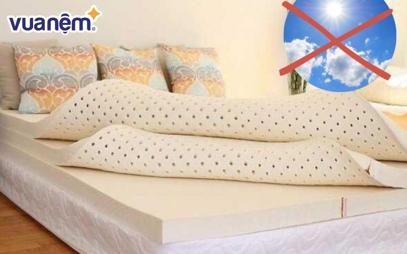 Nệm cao su có phơi nắng được không và cách phơi nệm thế nào?