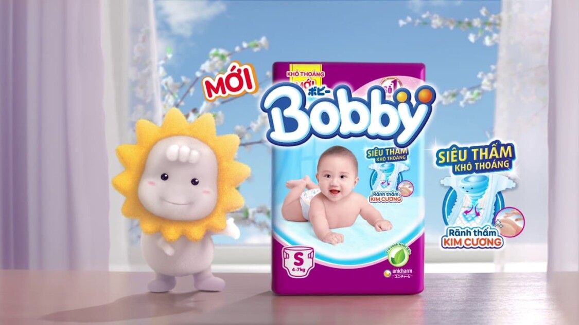 bỉm tốt cho bé trai Bobby