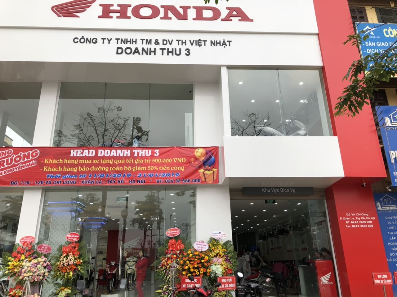 các đại lý honda ở hà nội