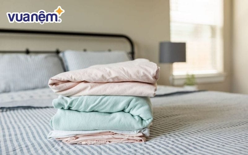Chăn ga gối cotton poly an toàn thân thiện với môi trường