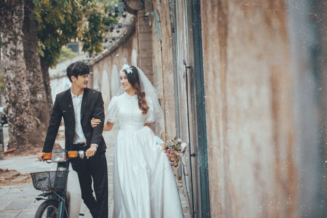 chụp ảnh cưới đẹp ở phố cổ Hà Nội hà nội