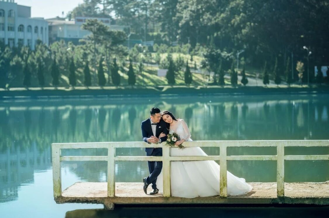 chụp ảnh cưới ở Hồ Xuân Hương đà lạt