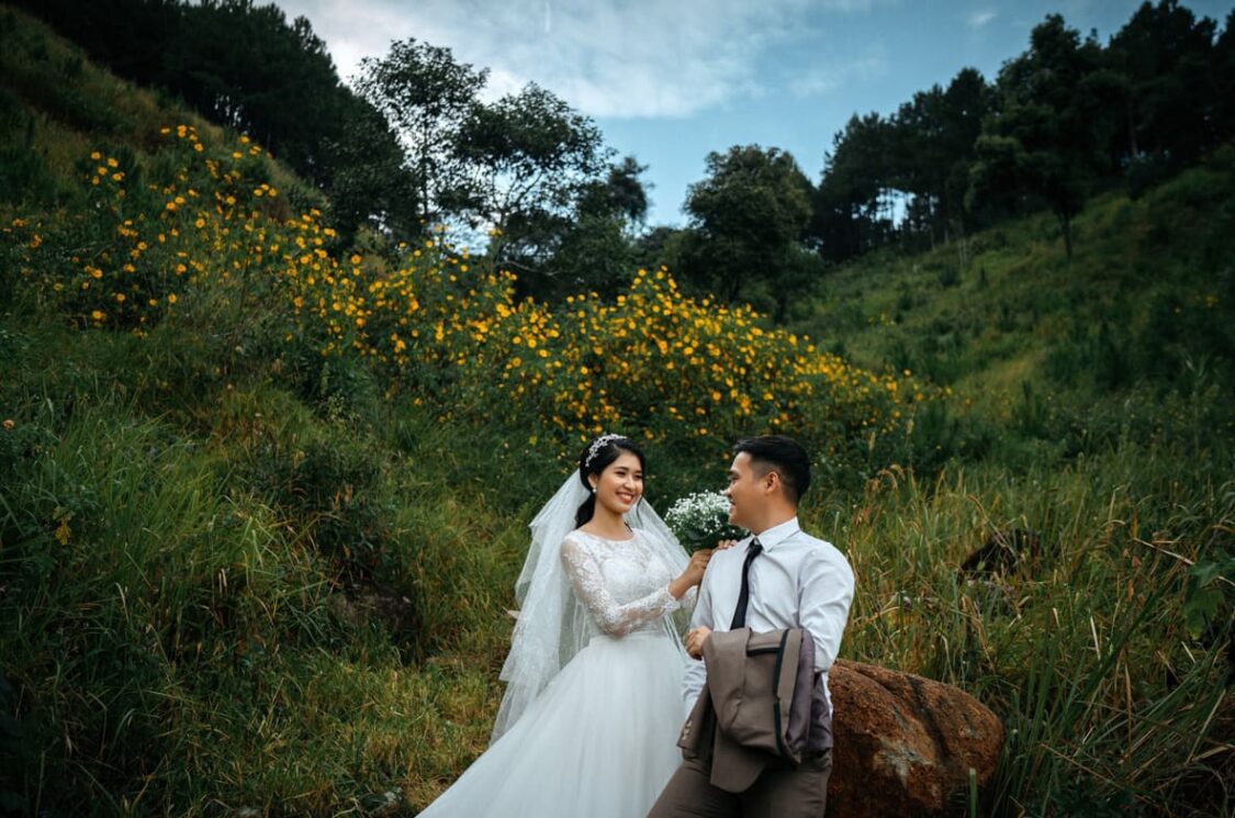 chụp ảnh cưới đẹp ở núi Bạch Mã huế