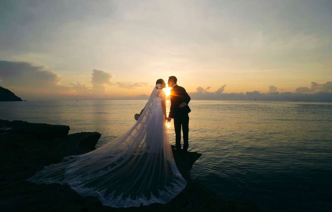 chụp ảnh cưới đẹp ở Vịnh Lăng Cô Huế