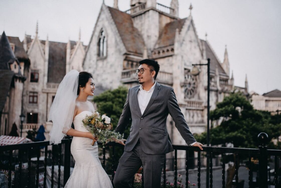 chụp ảnh cưới tại bà nà hills Đà Nẵng