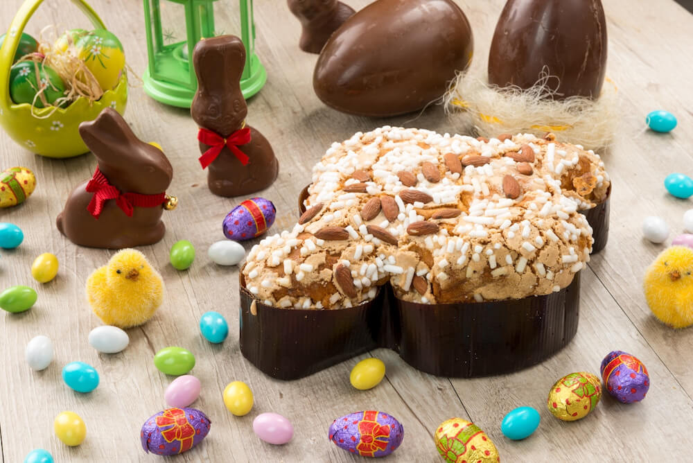 Bánh Colomba Di Pasqua với hình dáng độc đáo