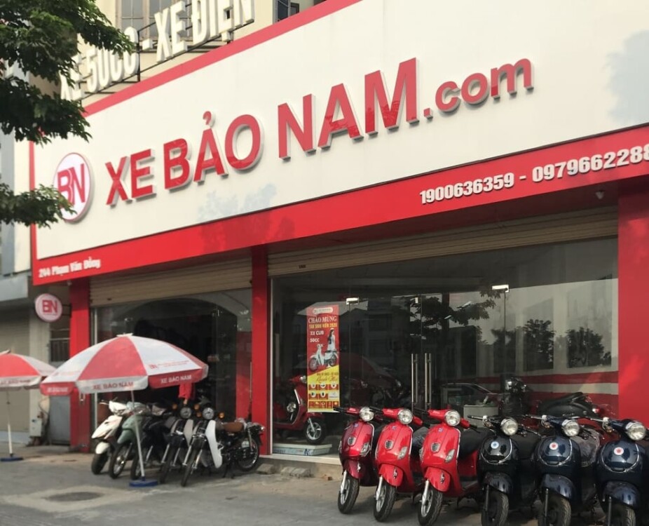 Cửa hàng bán xe điện bảo nam Đà Nẵng