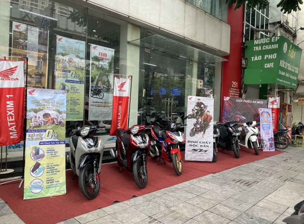 đại lý xe máy Honda Matexim BMT tại Buôn Ma Thuột 