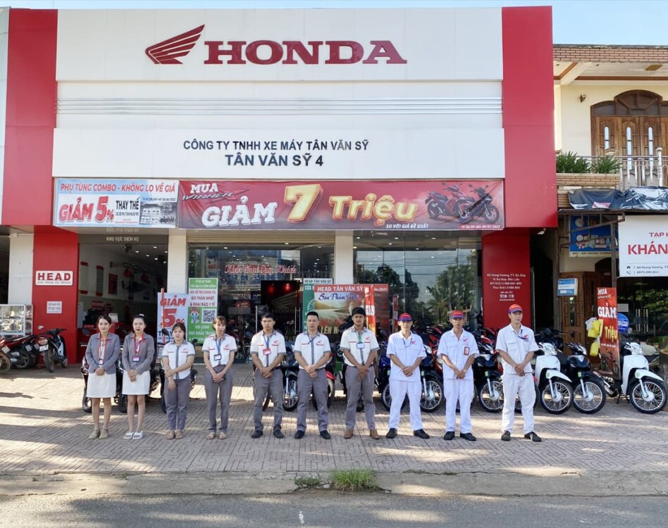 đại lý xe máy Honda Tân Văn Sỹ tại Buôn Ma Thuột