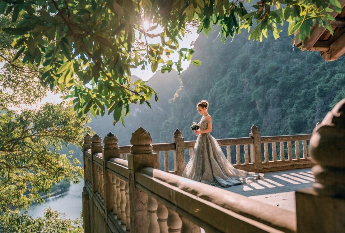 địa điểm chụp ảnh cưới đẹp ở chùa bái đính Ninh Bình