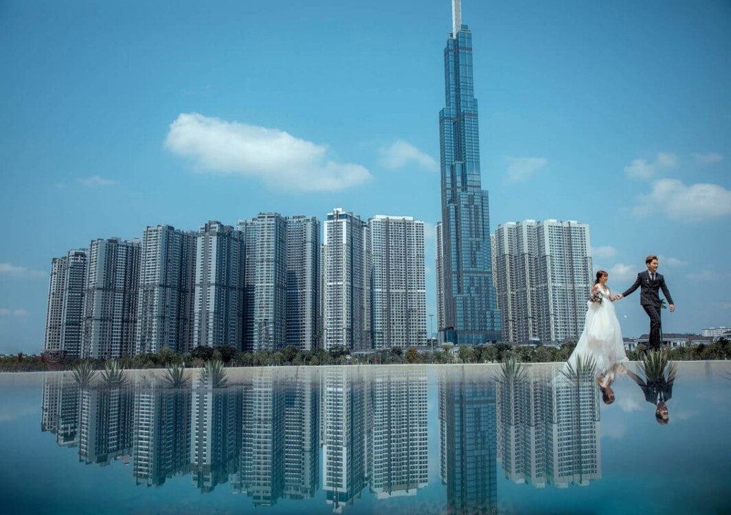 địa điểm chụp ảnh cưới đẹp ở Landmark 81 Sài Gòn