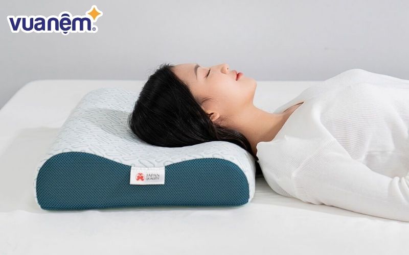 Độ cao của gối với mỗi tư thế nằm -  nằm ngửa