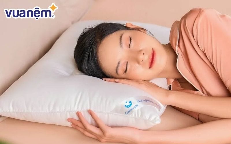 Độ cao của gối với mỗi tư thế nằm - ngủ nghiêng