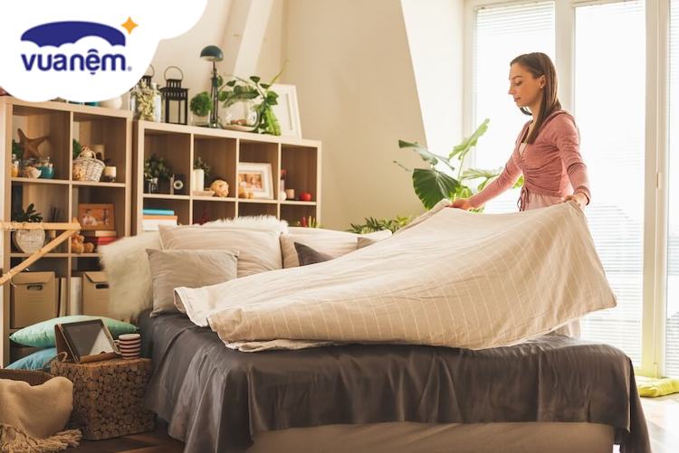 dọn dường sau khi thức dậy