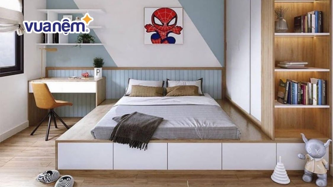 Giường giật cấp là gì? 10 kiểu giường giật cấp tiện lợi và thời thượng